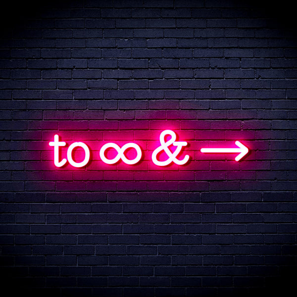 advpro-to-infinity-ultra-bright-led-neon-sign-fnu0226 - Pink
