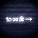 advpro-to-infinity-ultra-bright-led-neon-sign-fnu0226 - White