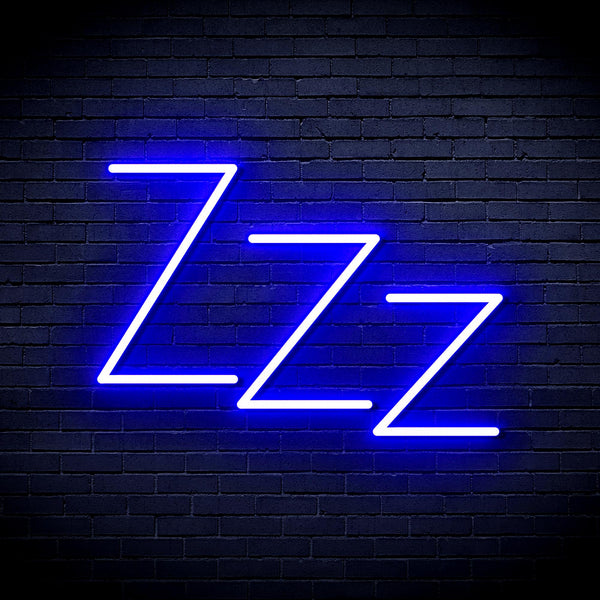 advpro-zzz-ultra-bright-led-neon-sign-fnu0228 - Blue