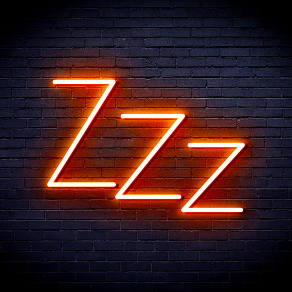 advpro-zzz-ultra-bright-led-neon-sign-fnu0228 - Orange
