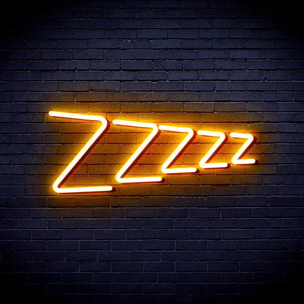 advpro-zzzzz-ultra-bright-led-neon-sign-fnu0229 - Golden Yellow