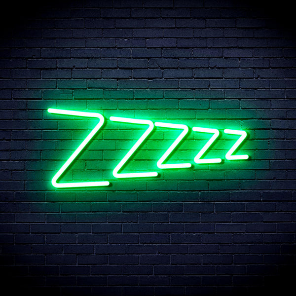 advpro-zzzzz-ultra-bright-led-neon-sign-fnu0229 - Green