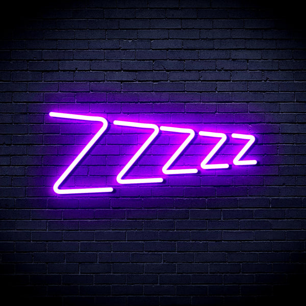advpro-zzzzz-ultra-bright-led-neon-sign-fnu0229 - Purple