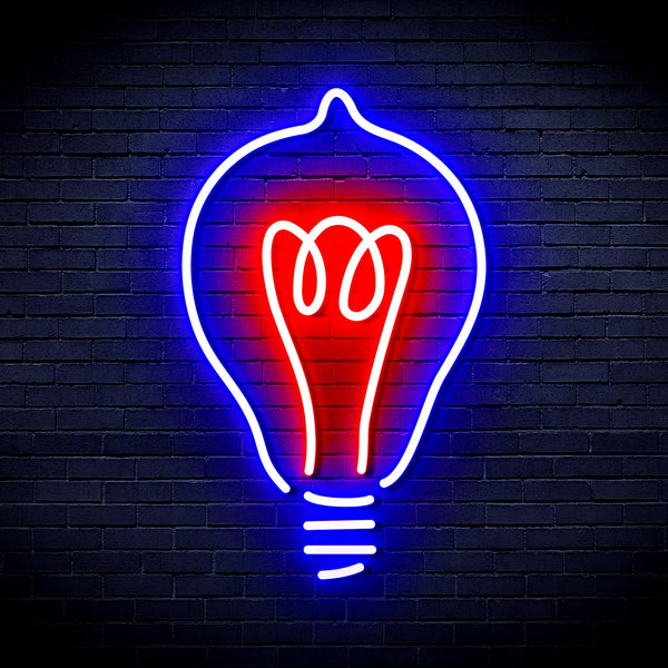 advpro-light-blub-ultra-bright-led-neon-sign-fnu0230 - Blue & Red