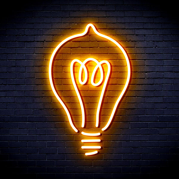 advpro-light-blub-ultra-bright-led-neon-sign-fnu0230 - Golden Yellow