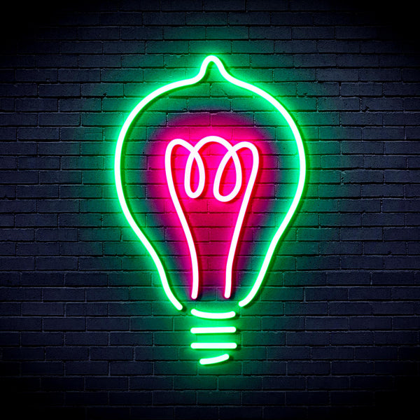 advpro-light-blub-ultra-bright-led-neon-sign-fnu0230 - Green & Pink