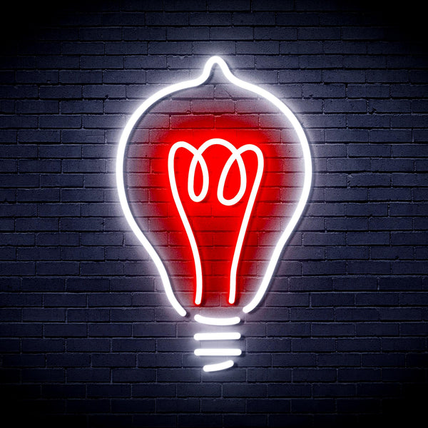 advpro-light-blub-ultra-bright-led-neon-sign-fnu0230 - White & Red