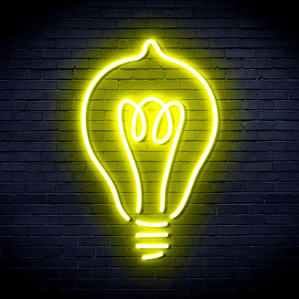 advpro-light-blub-ultra-bright-led-neon-sign-fnu0230 - Yellow
