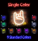 advpro-rock-on-hand-sign-ultra-bright-led-neon-sign-fnu0233 - Classic