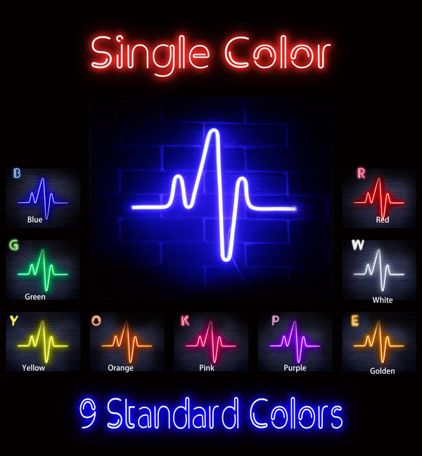 advpro-heart-beat-pulse-ultra-bright-led-neon-sign-fnu0234 - Classic