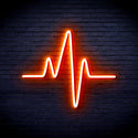 advpro-heart-beat-pulse-ultra-bright-led-neon-sign-fnu0234 - Orange