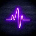 advpro-heart-beat-pulse-ultra-bright-led-neon-sign-fnu0234 - Purple