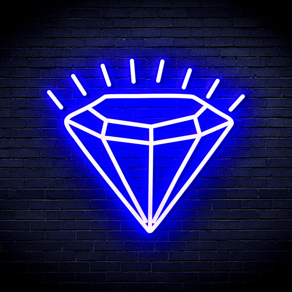 advpro-diamond-ultra-bright-led-neon-sign-fnu0235 - Blue