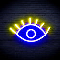 advpro-eye-ultra-bright-led-neon-sign-fnu0237 - Blue & Yellow