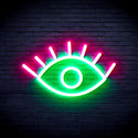advpro-eye-ultra-bright-led-neon-sign-fnu0237 - Green & Pink