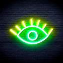 advpro-eye-ultra-bright-led-neon-sign-fnu0237 - Green & Yellow