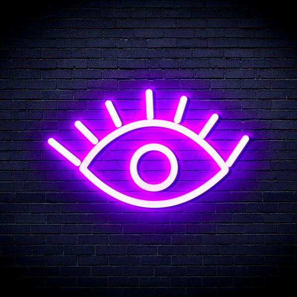 advpro-eye-ultra-bright-led-neon-sign-fnu0237 - Purple