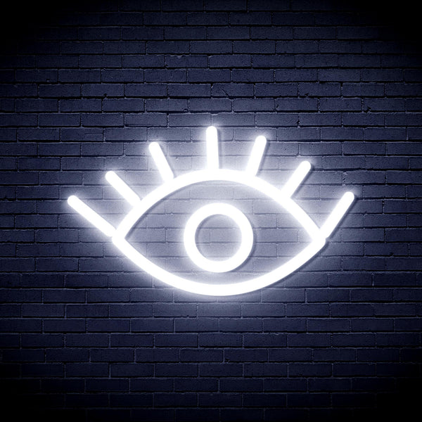 advpro-eye-ultra-bright-led-neon-sign-fnu0237 - White