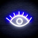 advpro-eye-ultra-bright-led-neon-sign-fnu0237 - White & Blue