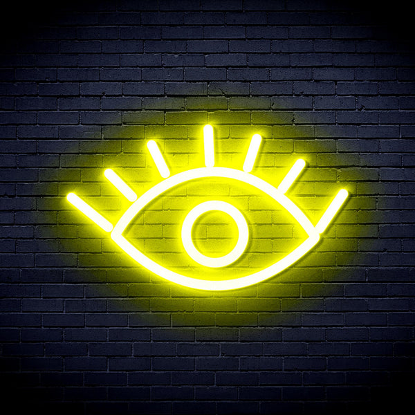 advpro-eye-ultra-bright-led-neon-sign-fnu0237 - Yellow
