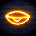 advpro-sleepy-eye-ultra-bright-led-neon-sign-fnu0238 - Golden Yellow