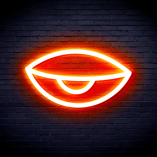 advpro-sleepy-eye-ultra-bright-led-neon-sign-fnu0238 - Orange