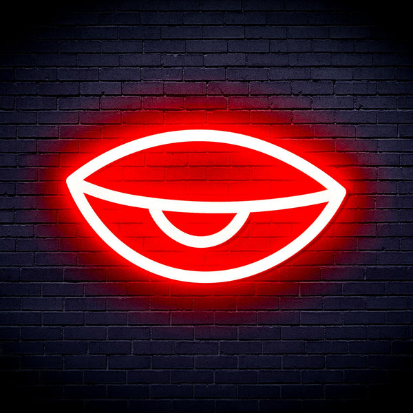 advpro-sleepy-eye-ultra-bright-led-neon-sign-fnu0238 - Red
