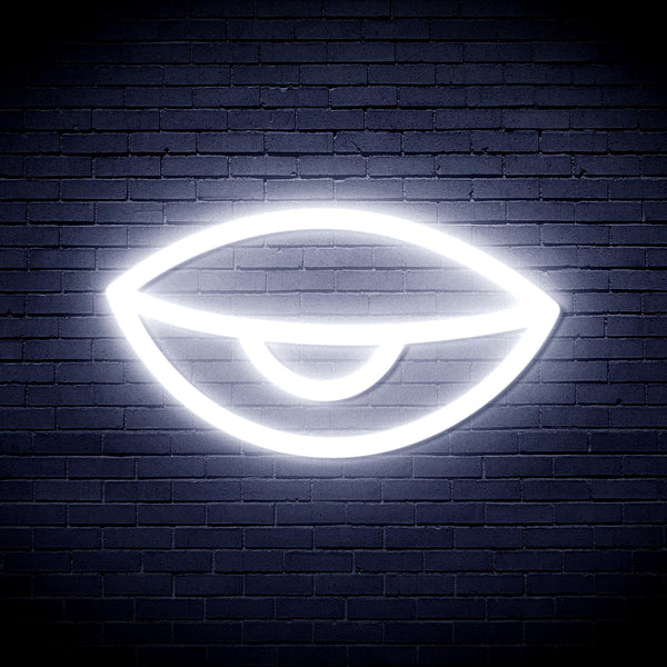 advpro-sleepy-eye-ultra-bright-led-neon-sign-fnu0238 - White