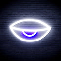 advpro-sleepy-eye-ultra-bright-led-neon-sign-fnu0238 - White & Blue