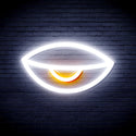 advpro-sleepy-eye-ultra-bright-led-neon-sign-fnu0238 - White & Orange