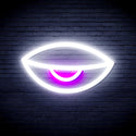 advpro-sleepy-eye-ultra-bright-led-neon-sign-fnu0238 - White & Purple