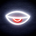 advpro-sleepy-eye-ultra-bright-led-neon-sign-fnu0238 - White & Red