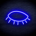 advpro-closed-eye-ultra-bright-led-neon-sign-fnu0239 - Blue