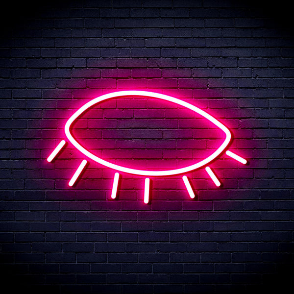 advpro-closed-eye-ultra-bright-led-neon-sign-fnu0239 - Pink