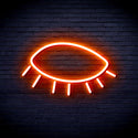 advpro-closed-eye-ultra-bright-led-neon-sign-fnu0239 - Orange