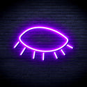 advpro-closed-eye-ultra-bright-led-neon-sign-fnu0239 - Purple