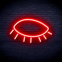 advpro-closed-eye-ultra-bright-led-neon-sign-fnu0239 - Red