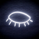 advpro-closed-eye-ultra-bright-led-neon-sign-fnu0239 - White