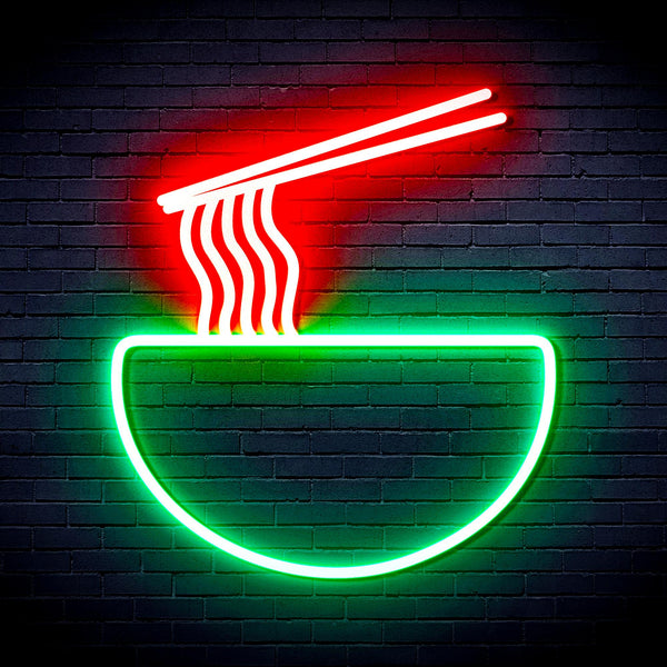 advpro-ramen-ultra-bright-led-neon-sign-fnu0240 - Green & Red