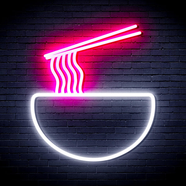 advpro-ramen-ultra-bright-led-neon-sign-fnu0240 - White & Pink