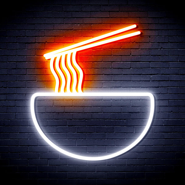 advpro-ramen-ultra-bright-led-neon-sign-fnu0240 - White & Orange