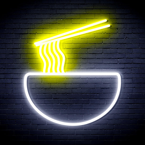 advpro-ramen-ultra-bright-led-neon-sign-fnu0240 - White & Yellow