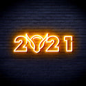 advpro-2021-with-ox-head-ultra-bright-led-neon-sign-fnu0243 - Golden Yellow