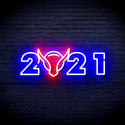 advpro-2021-with-ox-head-ultra-bright-led-neon-sign-fnu0243 - Red & Blue