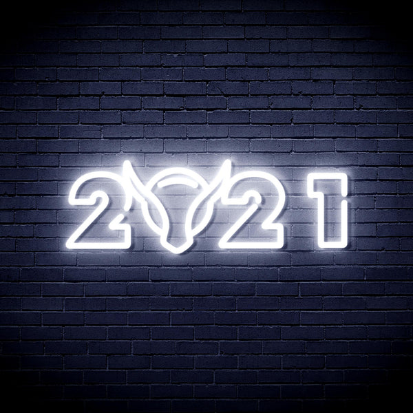 advpro-2021-with-ox-head-ultra-bright-led-neon-sign-fnu0243 - White