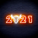 advpro-2021-with-ox-head-ultra-bright-led-neon-sign-fnu0243 - White & Orange
