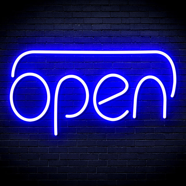 advpro-open-ultra-bright-led-neon-sign-fnu0244 - Blue