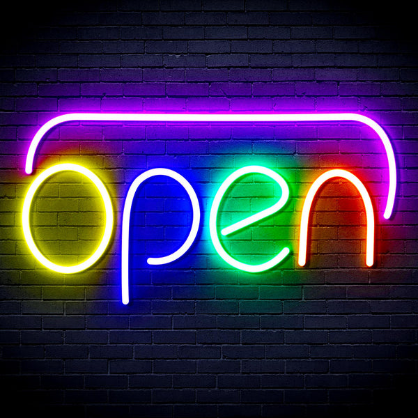 advpro-open-ultra-bright-led-neon-sign-fnu0244 - Multi-Color 8