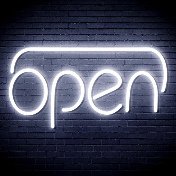 advpro-open-ultra-bright-led-neon-sign-fnu0244 - White