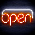 advpro-open-ultra-bright-led-neon-sign-fnu0244 - White & Orange